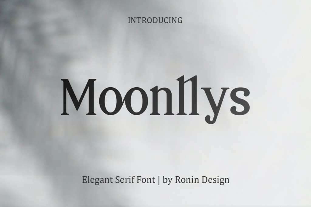 Moonllys Font website image