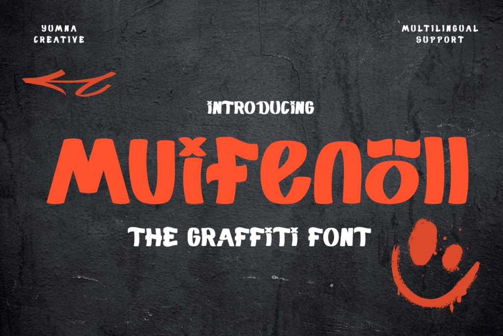 Muifenoll Font website image