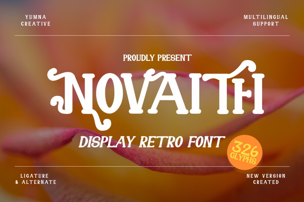 Novaith Font website image