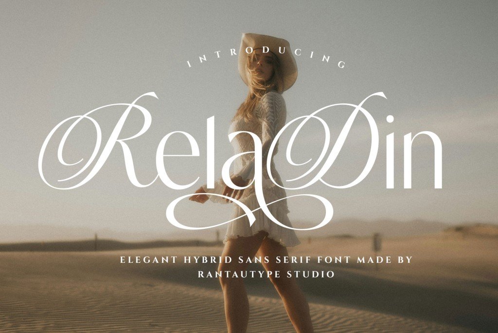 Reladin Font website image