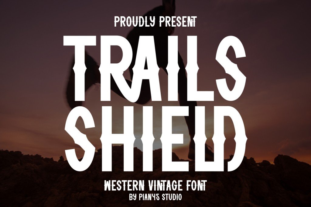 Trails Shield Font website image