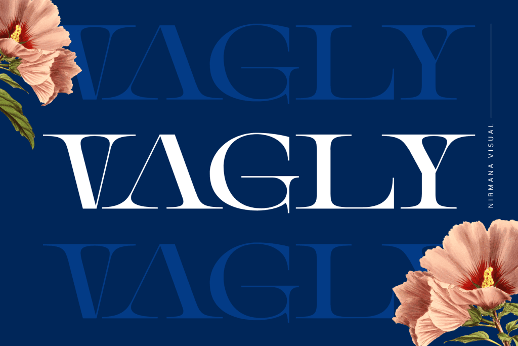 Vagly Demo Font Font website image