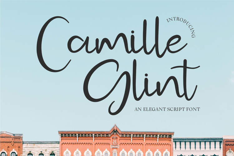 CF Camille Glint Font website image