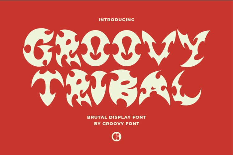 Groovy Tribal Font website image