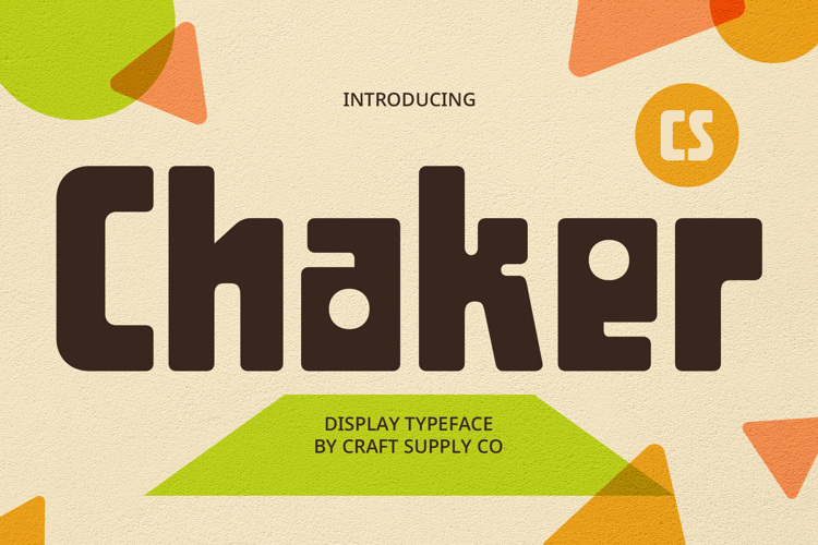 CS Chaker Font website image