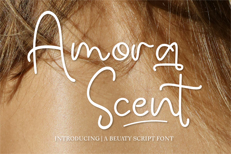 CF Amora Scent Font website image