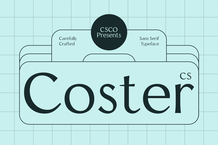 CS Coster Font website image