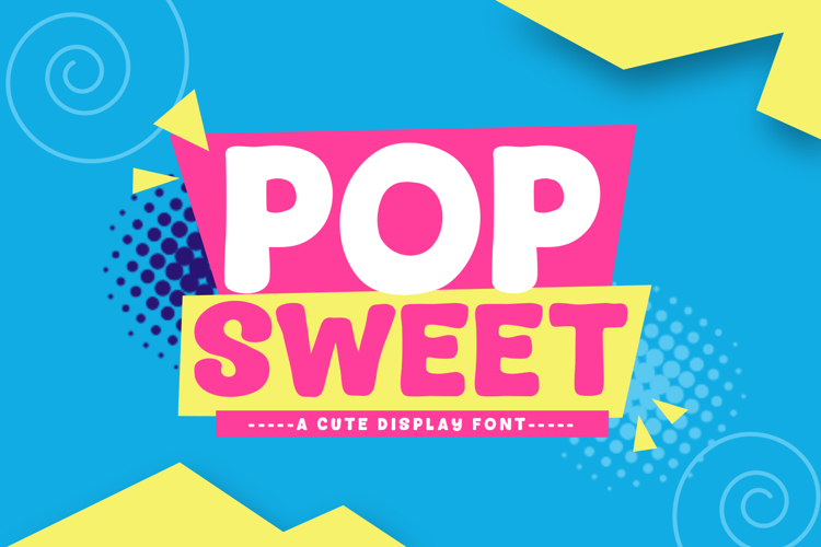 Pop Sweet Font website image