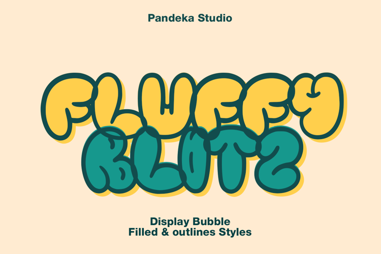 Fluffy Blitz Font website image