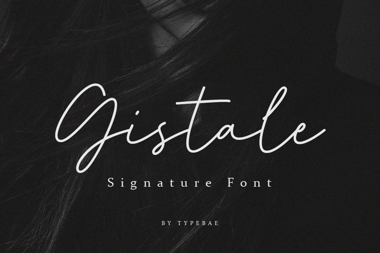 Gistale Font website image