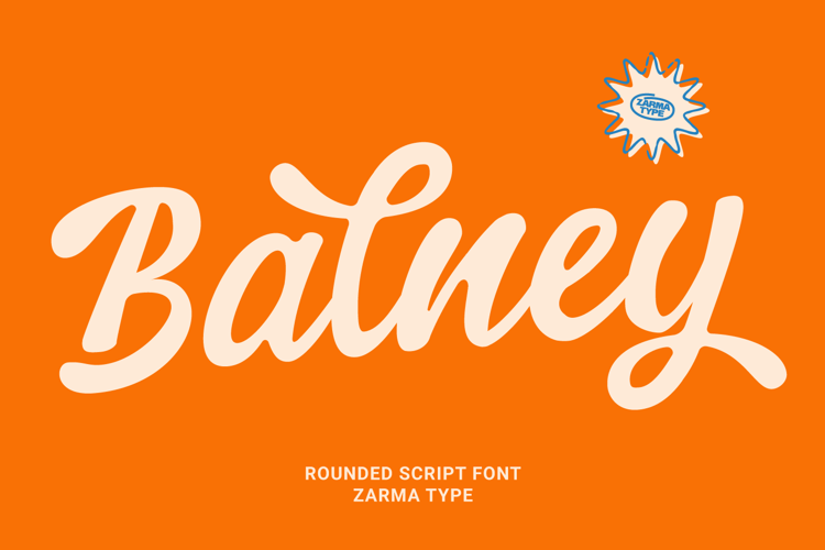 Balney Font website image