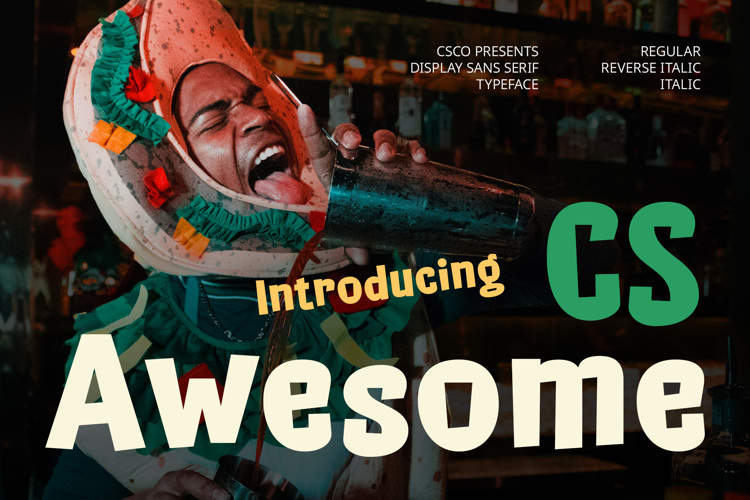 CS Awesome Font website image