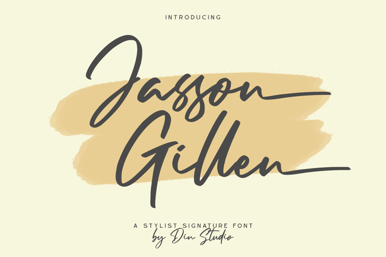 Jasson Gillen Font website image