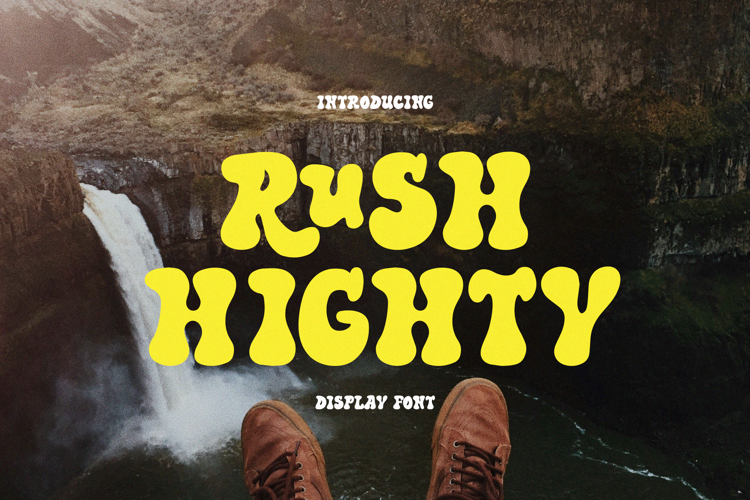 Rush Highty Font website image