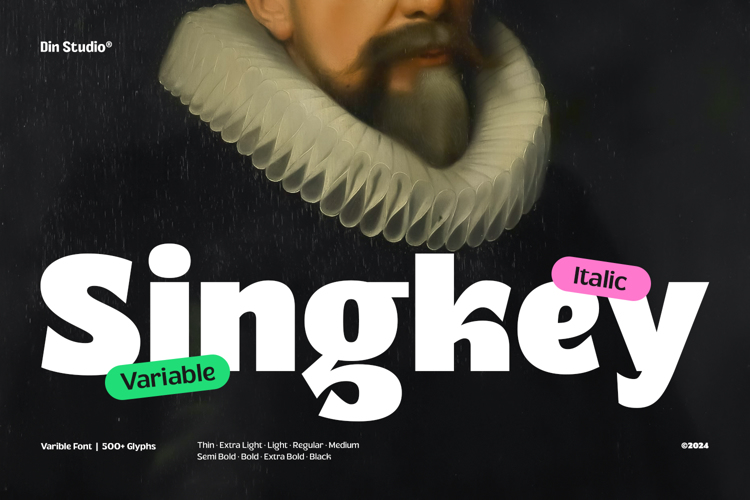 Singkey Font website image