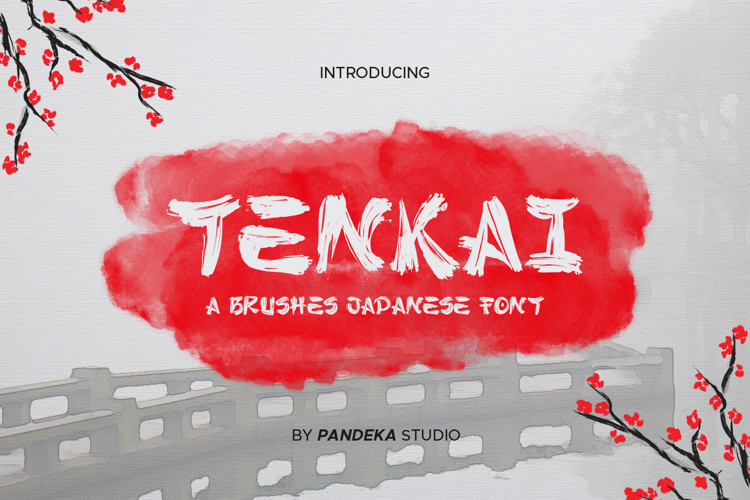 Tenkai Font website image