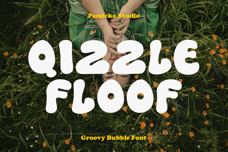 Qizzle Floof Font website image