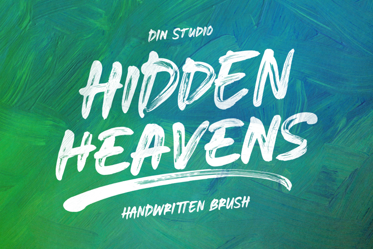 Hidden Heavens Font website image