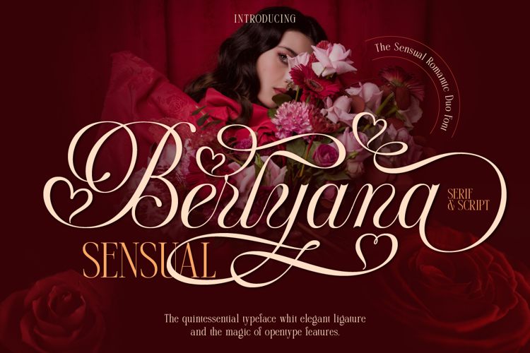 Berlyana Font website image