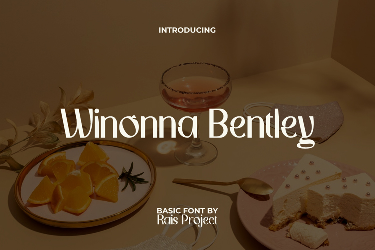 Winonna Bentley Font website image