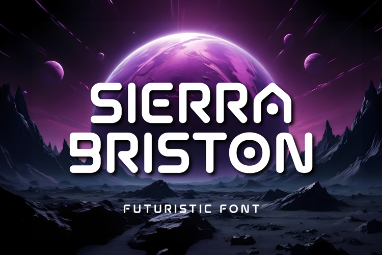 Sierra Briston Font website image