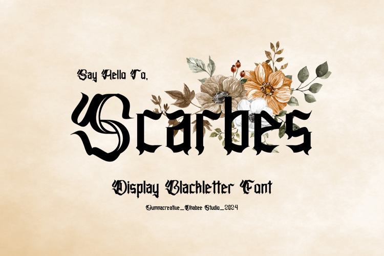 Scarbes Font website image