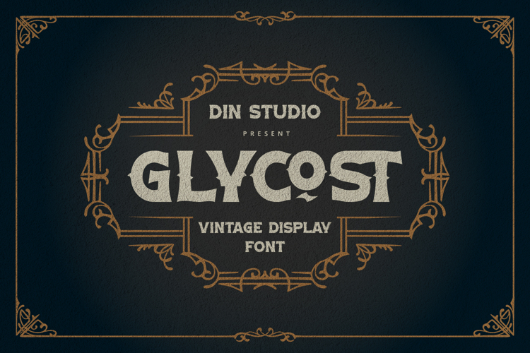 Glycost Font website image