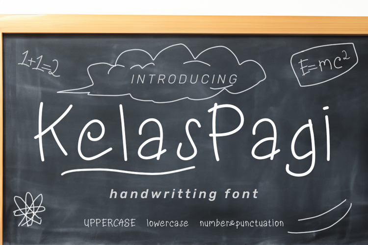 KELASPAGI Font website image