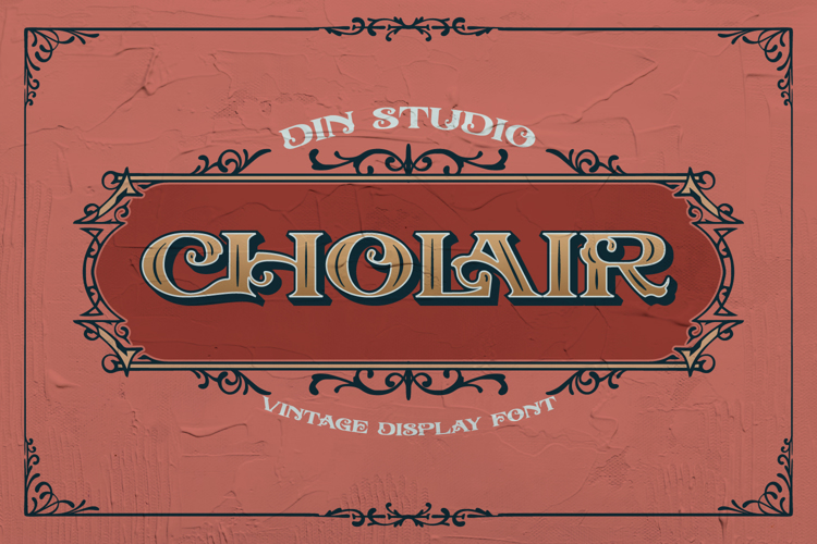 Cholair Font website image