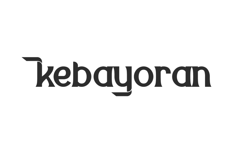 Kebayoran Font website image