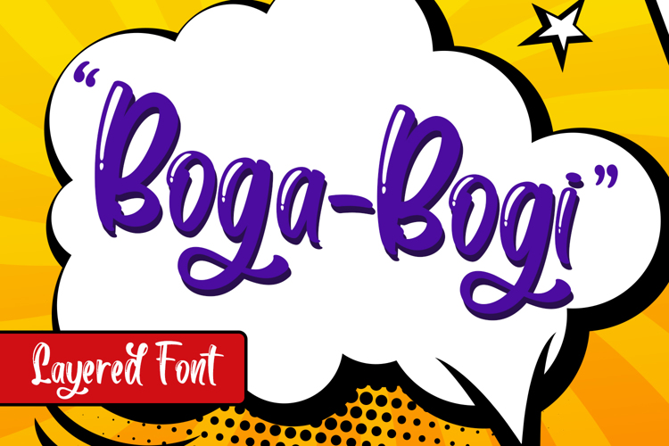 Boga-bogi Font website image