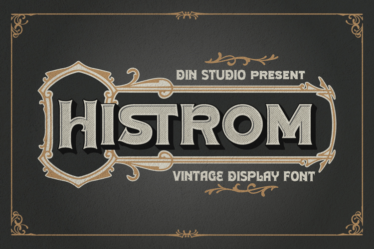 Histrom Font website image