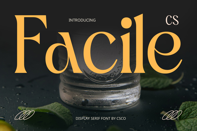 CS Facile Font website image