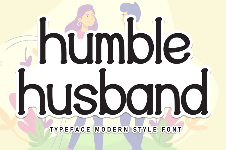 Humble Husband Font website image