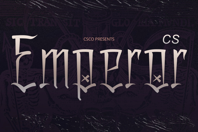 CS Emperor Font website image