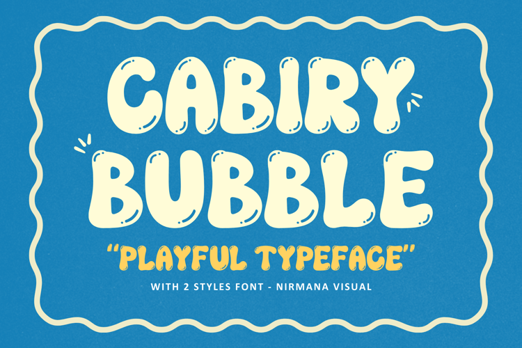 Cabiry Bubble Font website image