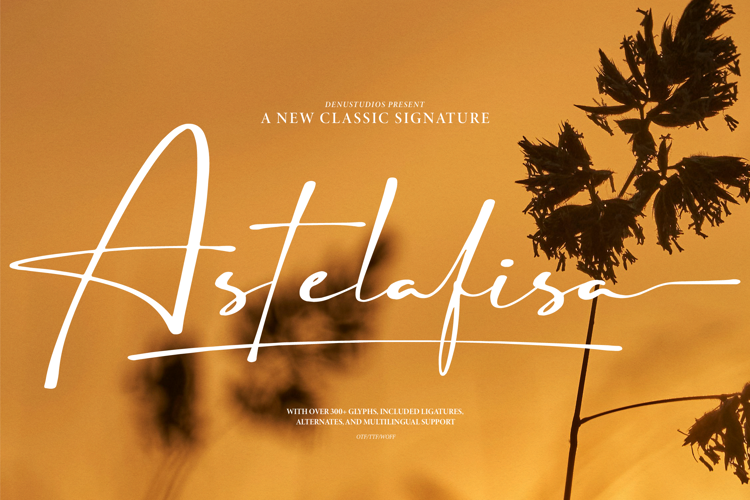 Astelafisa Font website image