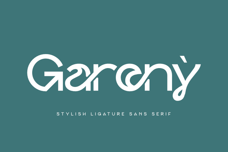 Gareny Font website image