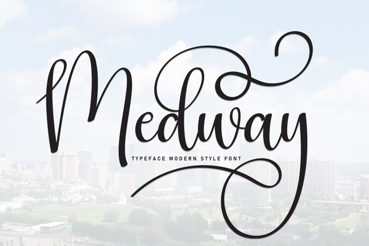 Medway Font website image