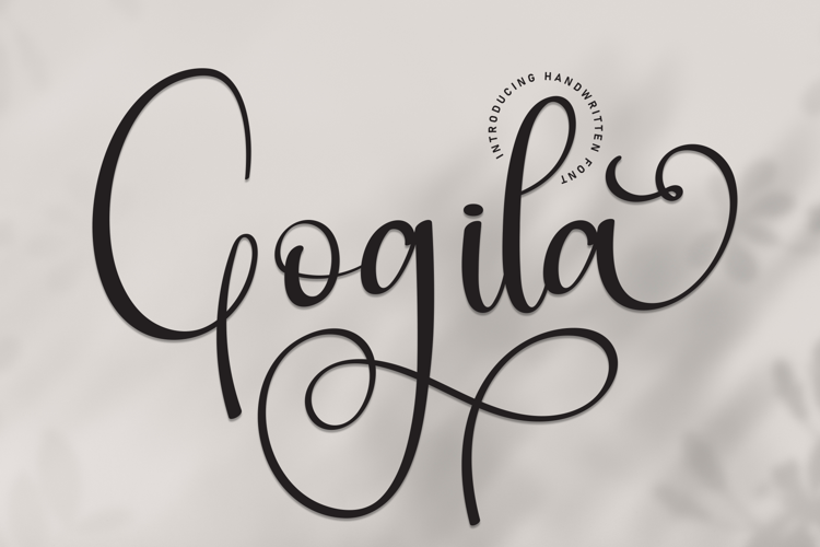 Gogila Font website image