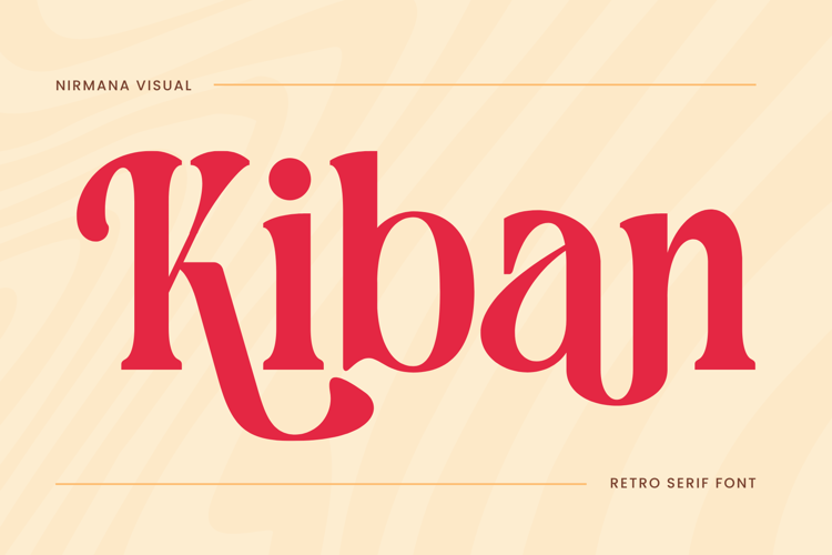 Kiban Font website image