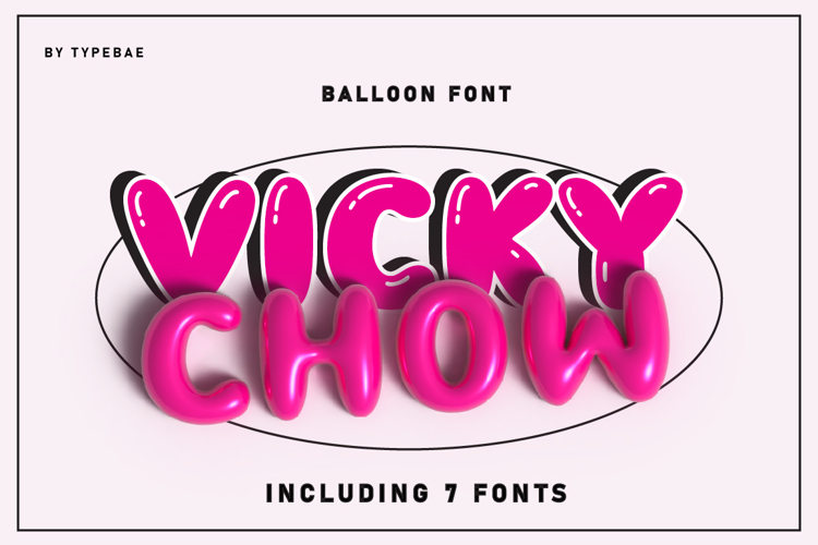 Vicky Chow Font website image