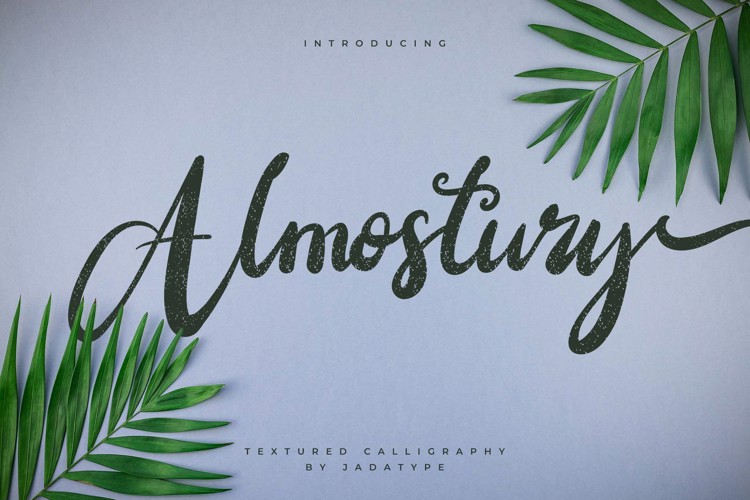 Almostury Font website image