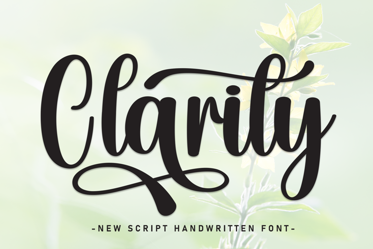 Clarity Font website image