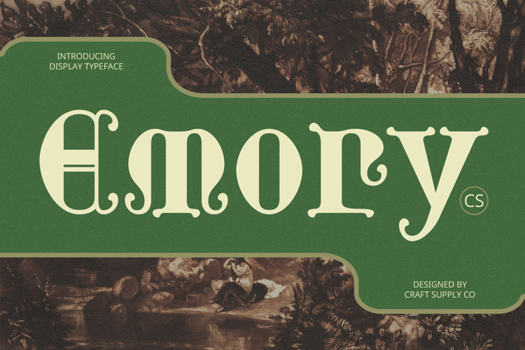 CS Emory Font website image