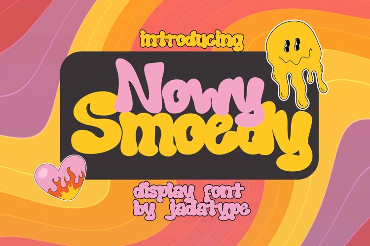 Nowy Smoedy Font website image