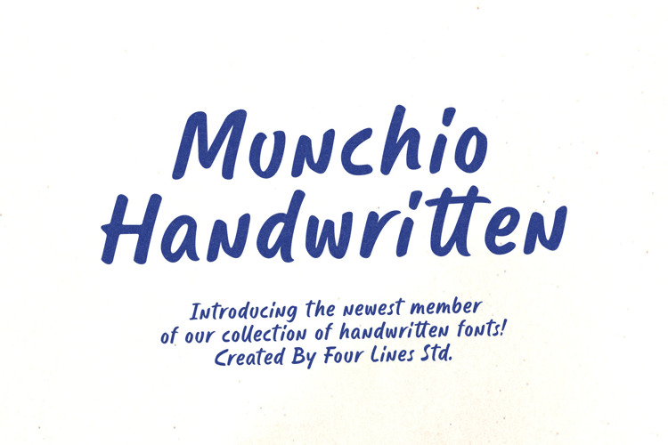 Munchio Font website image