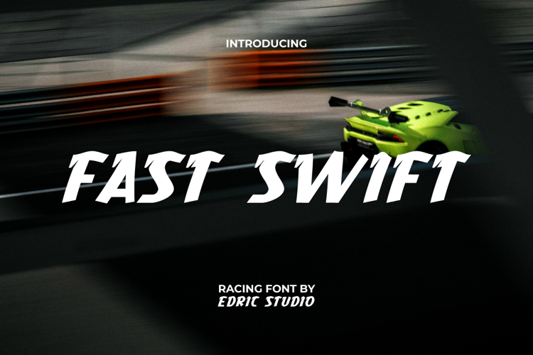 Fast Swift Font website image