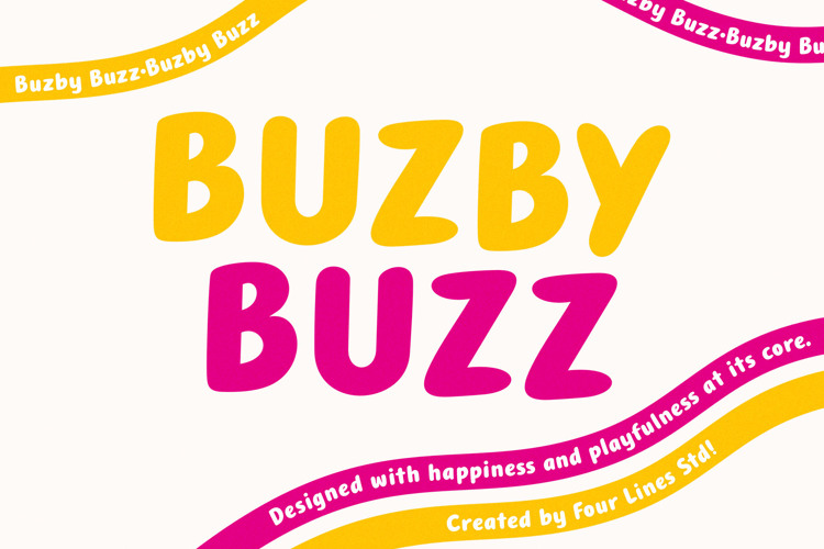 Buzby Buzz Font website image