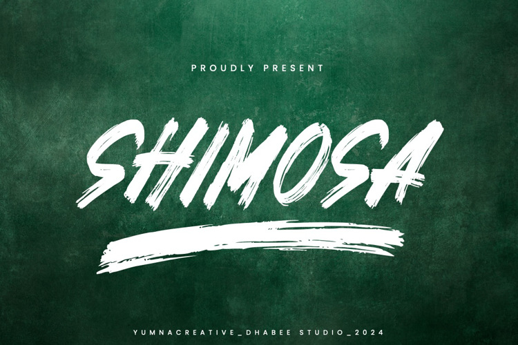 Shimosa Font website image